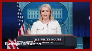 Leavitt gives updates on White House Ballroom construction and east wing demolition