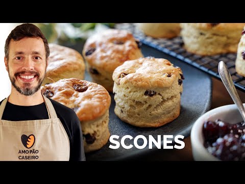 SCONE - Uma receita de pãozinho rápido típica do chá da tarde inglês