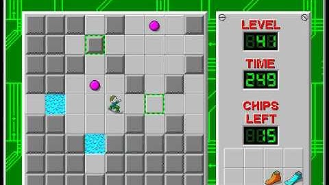 CCLP3 level 41 solution - 209 seconds