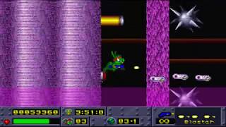 Jazz Jackrabbit (CD version) episode 5 : The Chase Is On! [Longplay] (MS-Dos)