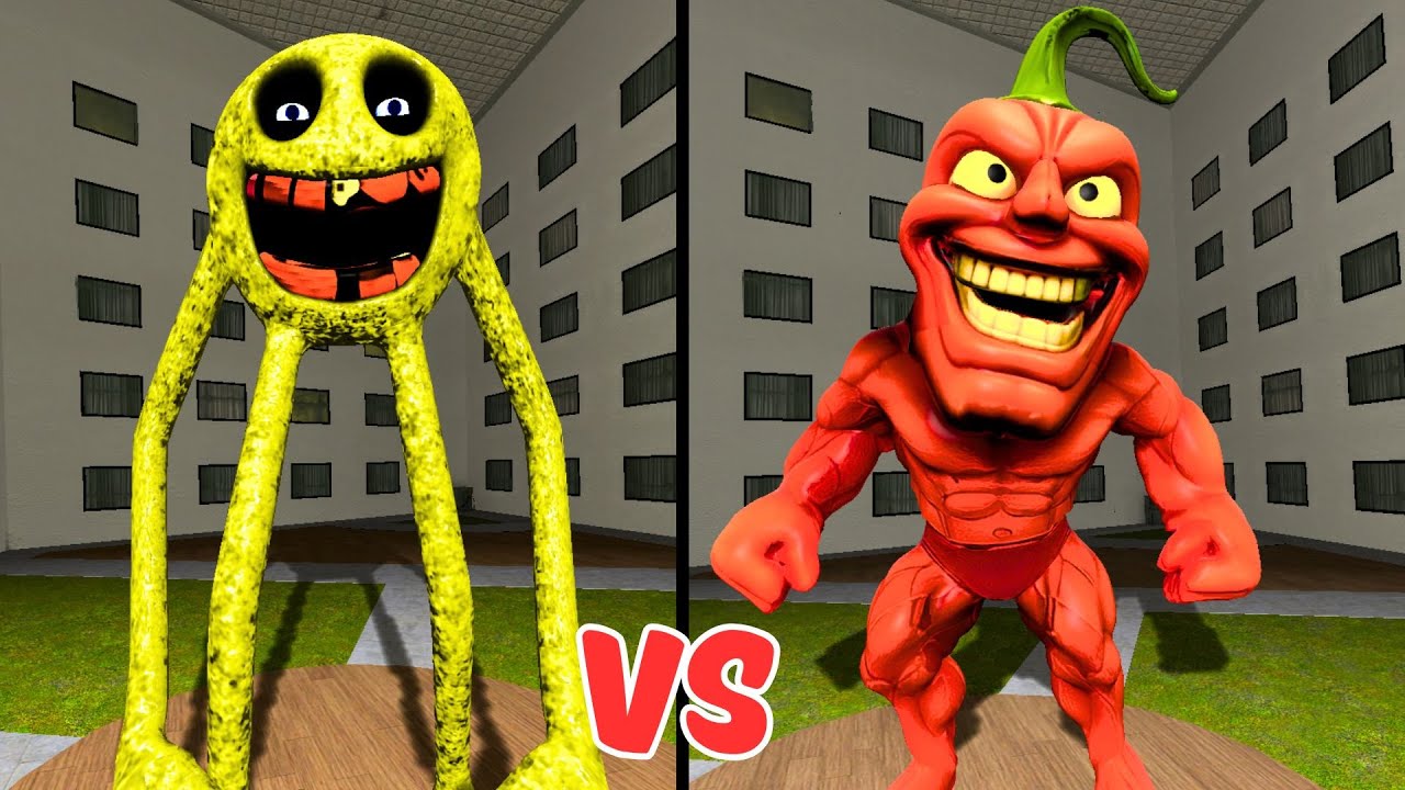 ROBLOX INNYUME SMILEY'S STYLIZED NEXTBOT vs PEPPERDINDUN from Italian Brainrot in Garrys Mod