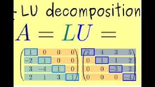 Lecture 23: Module  2 LU decomposition