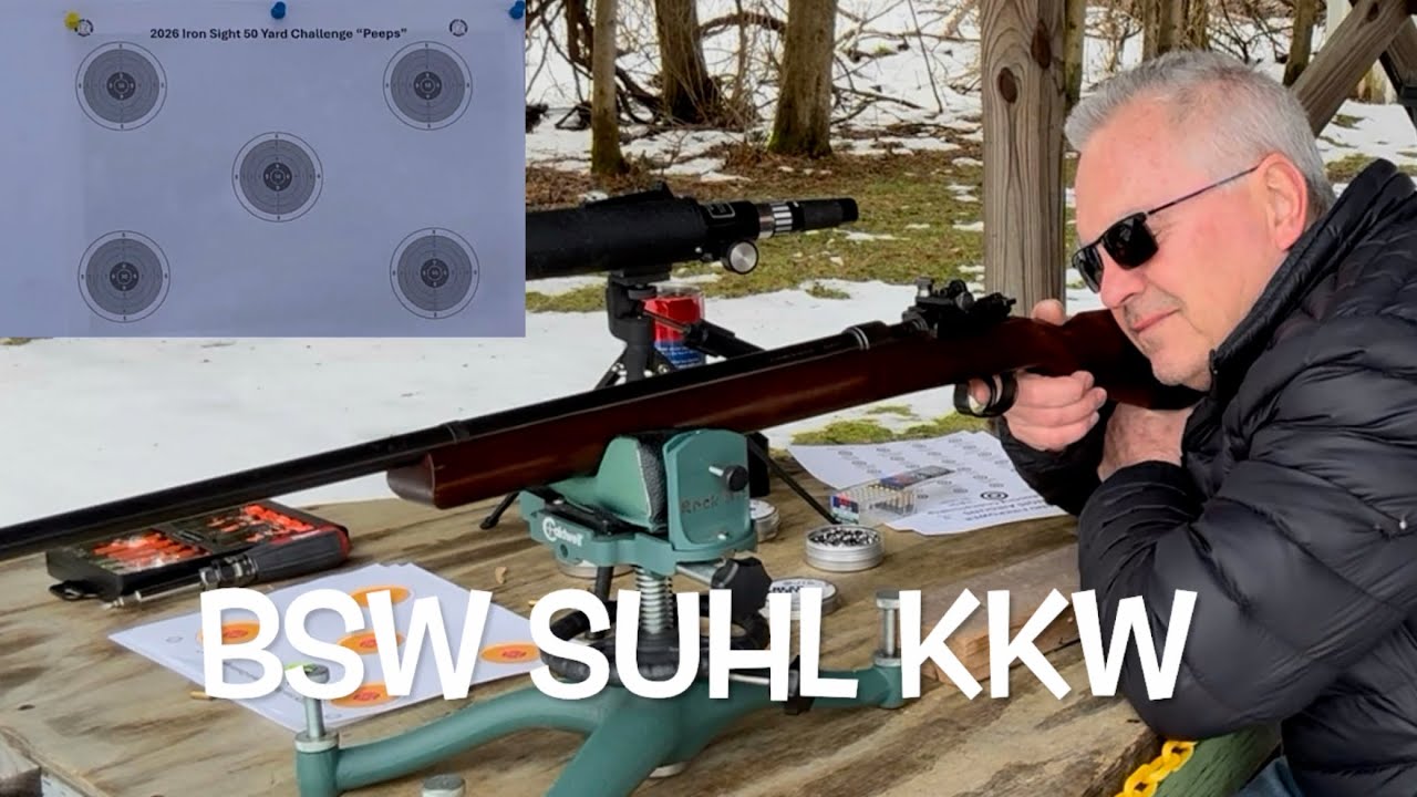 Suhl 22 Rimfire Target Rifle Making iron sights great again! BSW Suhl KKW 22lr target rifle ...