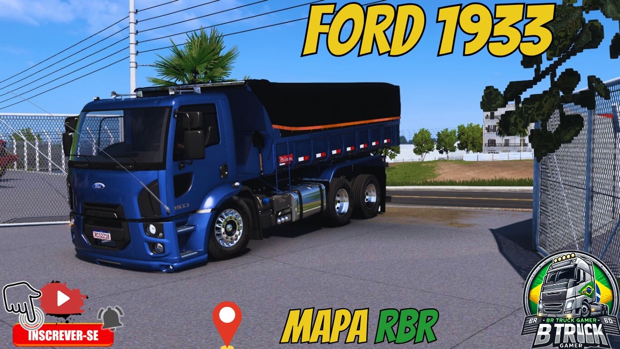 🔥 FORD 1933 RAIZ NO MAPA RBR! O CLÁSSICO NA ESTRADA DO ETS2 🚛🔥