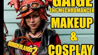 Borderlands 2 Cosplay and Cel-Shading Makeup: Gaige the Mechromancer