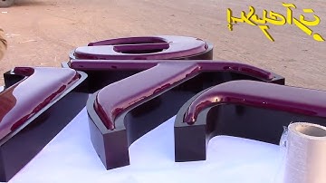 12- Manually make magnificent 3D letters,forming machines can