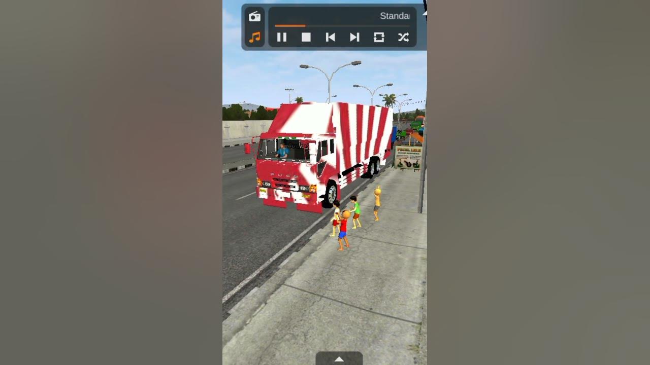 JAPANESE EMPIRE TRUCK WITH PAPAP DOL IN BUS SIMULATOR INDONESIA
