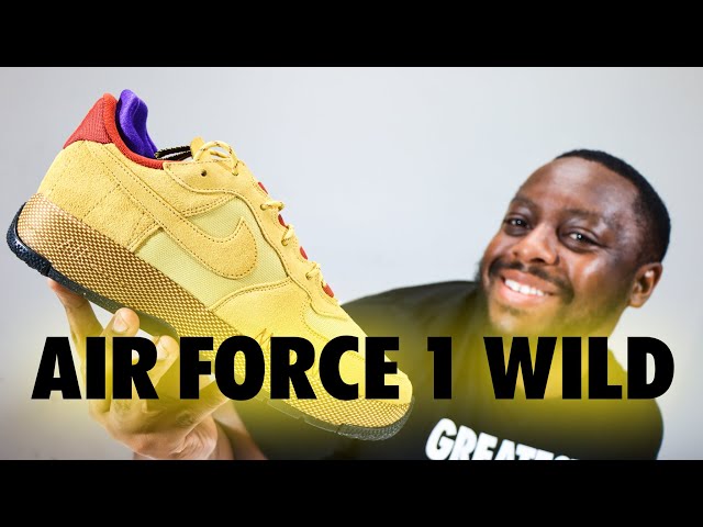 Nike Air Force 1 Wild Wheat Gold On Foot Sneaker Review QuickSchopes 584  Schopes FB2348 700 
