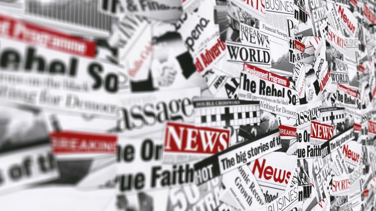 Newspaper Background 4K - Free Stock Footage - YouTube