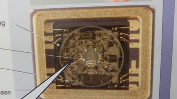 How a Gyro MEMs looks inside its package  - Silicon Sensing Sys MEMS