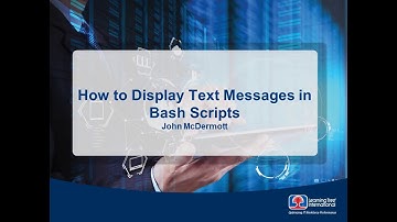 How to Display Text Messages in Bash Scripts