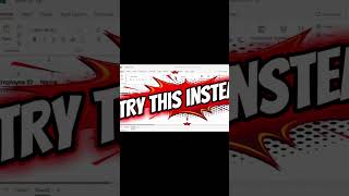 Remove Duplicate Data in Excel