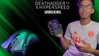 RAZER DeathAdder V2 X Hyperspeed Unboxing (Malaysia)