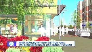 Mark Wahlberg makes a surprise visit to Detroit, urges Amazon to come here
