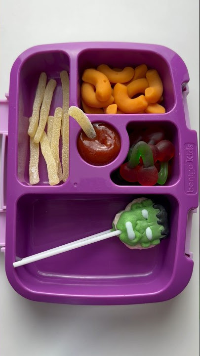 Packing School Lunch *KOREAN CORN DOG* #shorts #HalloweenWithShorts