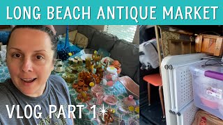 Selling at the Long Beach Antique Market for the first time! #vintagereseller Vlog Part 1