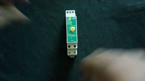 TAMIL UNDER VOLTAGE RELAY new 2017