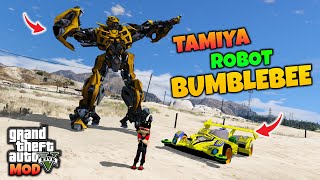 GTA 5 MOD BOBOIBOY KUASA HALILINTAR KAGET BUMBLEBEE BISA BERUBAH JADI MOBIL TAMIYA