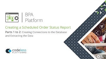 BPA Platform Foundation: Exercise One - Scheduled HTML Order Status Report Part 1 & 2