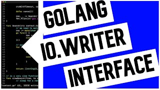 Go (Golang) io.Writer Interface