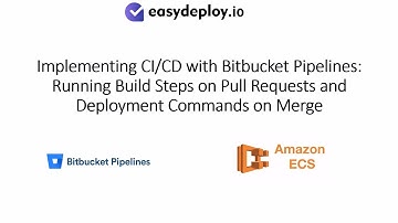 How to run build steps on pull requests and deployment steps on merge using bitbucket pipeline