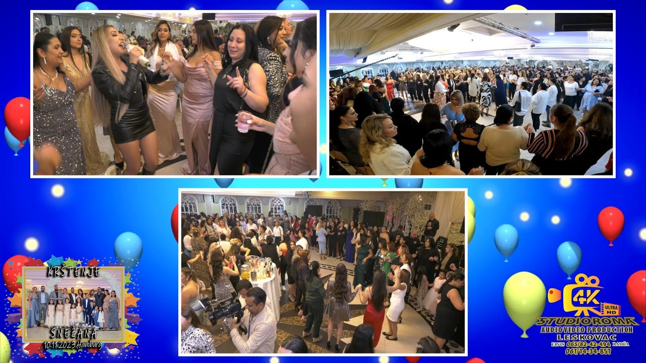 KRŠTENJE KOD FARAONI PART2 10.11.2023.HAMBURG VIDEO PRODUCTION STUDIO ROMA ELVIS 4K LESKOVAC