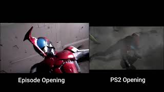 Kamen Rider Kabuto Opening Comparison screenshot 3