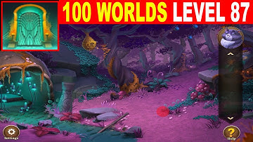 100 Worlds LEVEL 87 Walkthrough - Escape Room Game 100 Worlds Guide