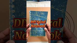 DIY Spiral Notebook #spiralbinding #spiralnotebook #bookmaking #bookbinding #diy #journal #bookideas