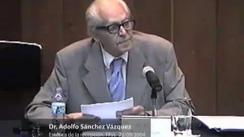 Adolfo Snchez Vzquez. 1. Introduccin a la esttica ...
