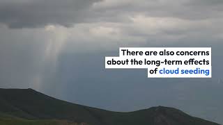 Should We Use Cloud Seeding ??