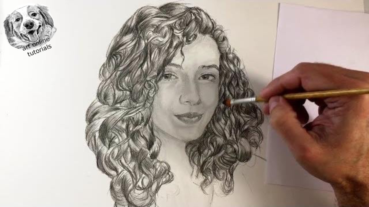 how to draw realistic portraits with pencil stepstep