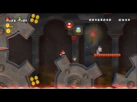 Let's Play New Super Mario Bros Wii! (Co-Op) Part 4 - World One, Done.