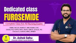 Furosemide (Diuretics) - Phharmacology #NORCET Voogly #Sahusirclass 3017 #nursingofficerexams