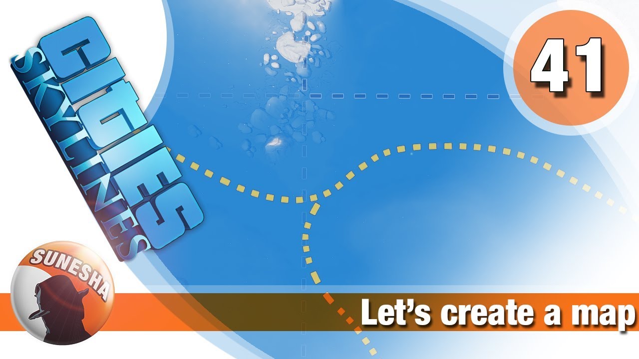 Cities Skylines 41 Ship paths Map Editor Let's create a map YouTube