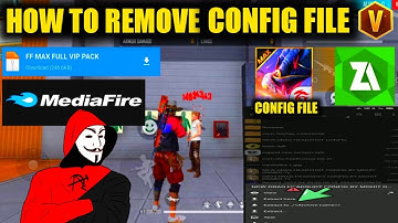 HOW TO REMOVE CONFIG FILE | FREE FIRE CONFIG FILE | GLITCH FILE REMOVE |||