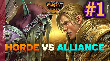 #1 HORDE VS ALLIANCE | NEW | WARCRAFT III REFORGED | CUSTOM GAME MAP | HEROES SURVIVAL | WC3