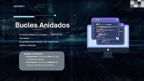 Leccion 4-Bucles Anidados