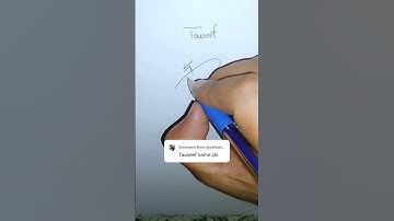 Tauseef #name #sign #signature #t #tauseef name signature