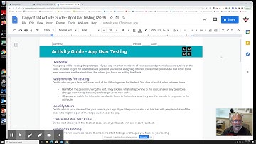 Unit 4 Lesson 14  "Testing the App"