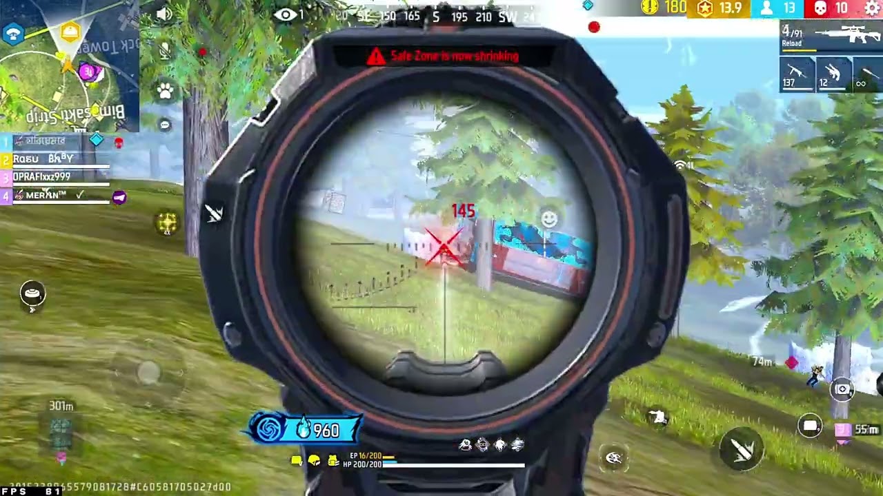 Free Fire Full Map Gameplay