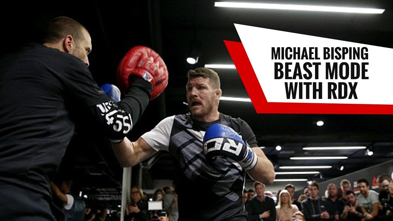Michael Bisping Beast Mode Training for UFC 204 with RDX Gear