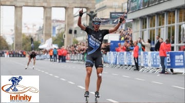 BERLIN INLINE MARATHON 42KM WORLD RECORD || BART SWINGS #sports#inlinespeedskating#olympics#skating