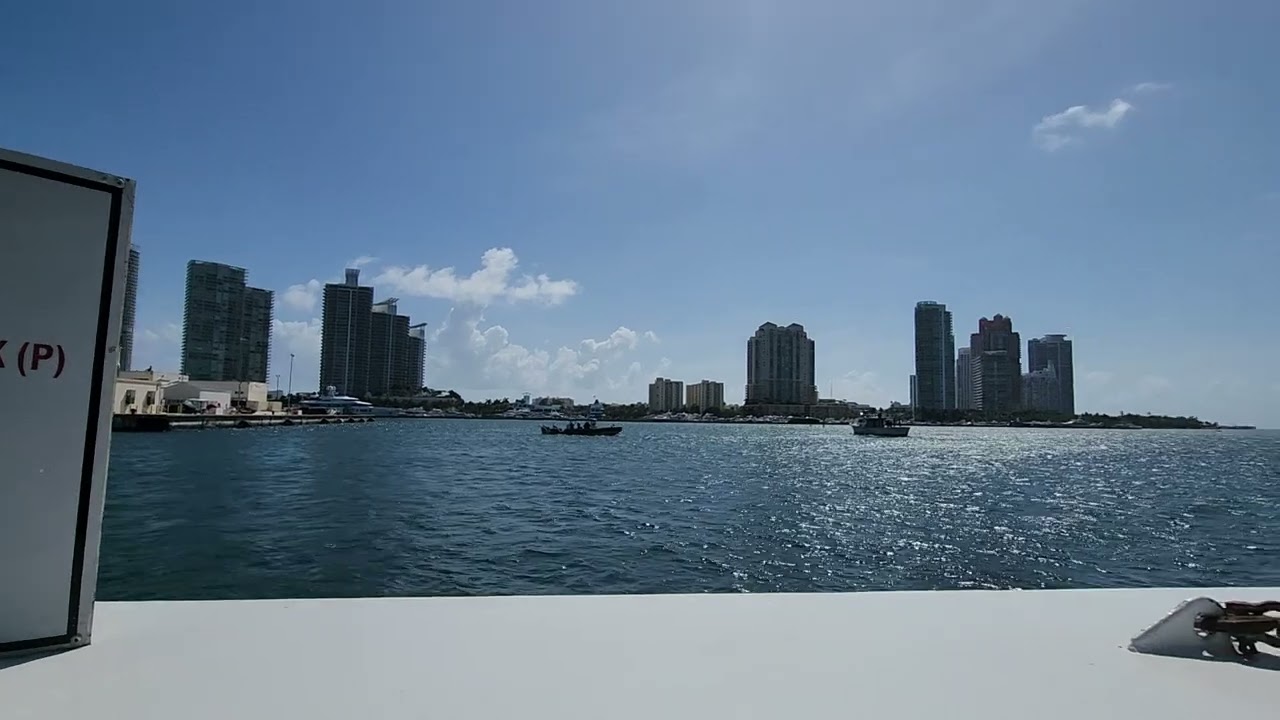 On Fisher Island Ferry 