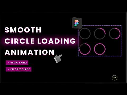 Smooth Loading Circle Animation #figma #design #animation #loading #circleanimation #tutorial