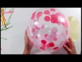 Como pegar confeti en el globo sin usar gel