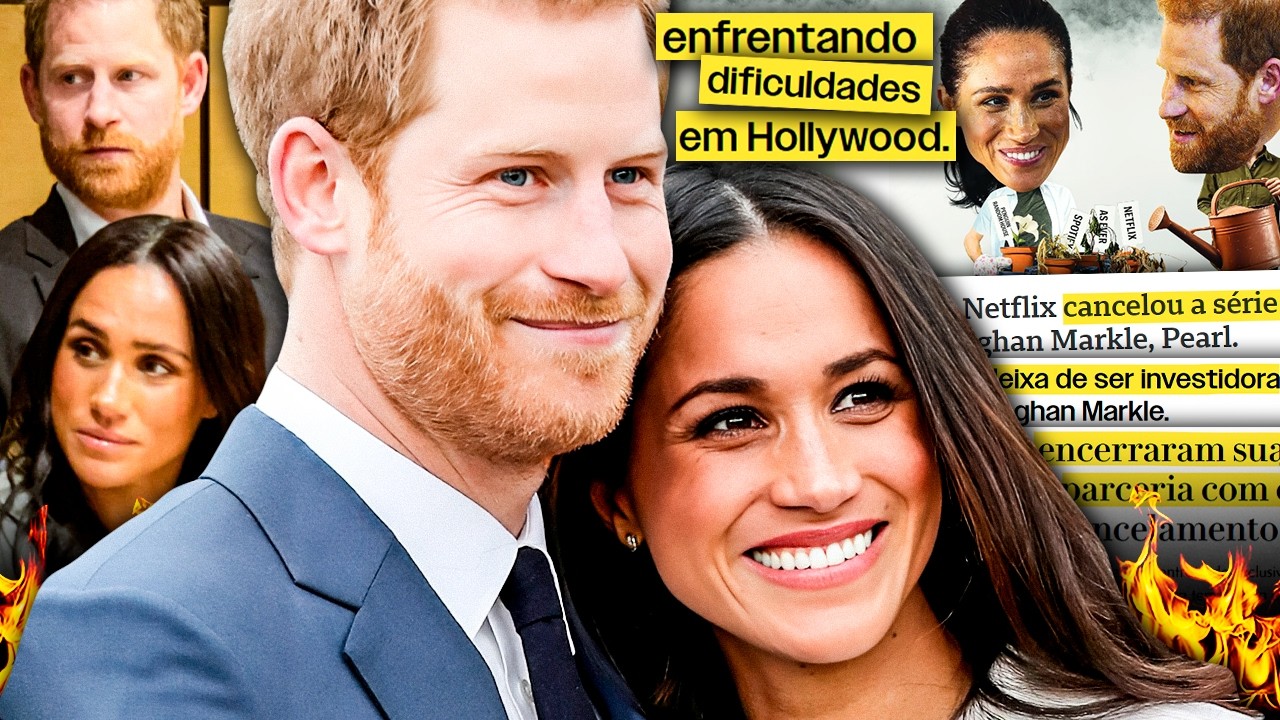 A casa tá CAINDO para o Harry e a Meghan Markle em HOLLYWOOD...
