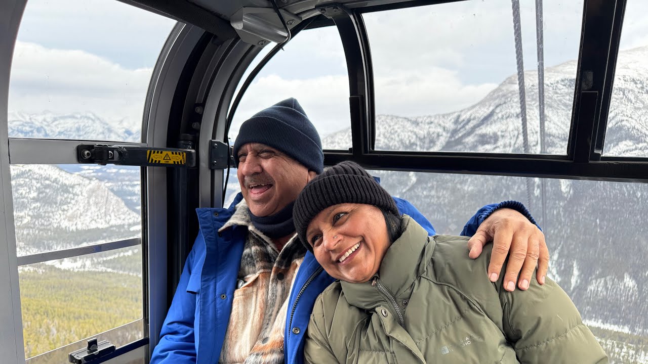 Gondola Ride Banff canada 🇨🇦 👌☝️
