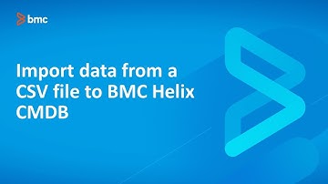 Importing data from a CSV file into CMDB by using Atrium Integrator