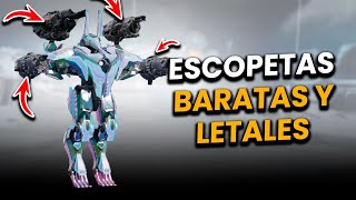 INCREIBLE! Teth con ESCOPETAS Blast Mace, Hammer y Cudgel  War Robots WR